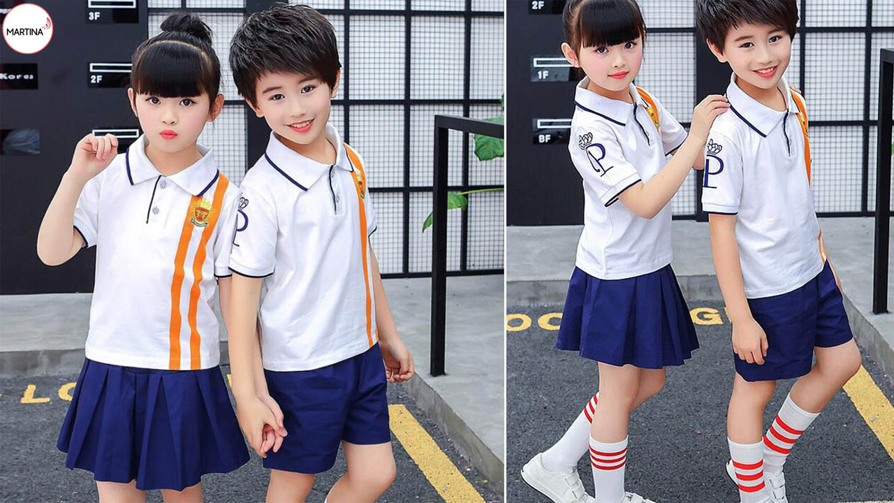 Mẫu đồng phục áo thun học sinh mầm non đẹp nhất